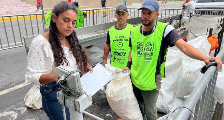 Catadores parceiros Recicla Desafio