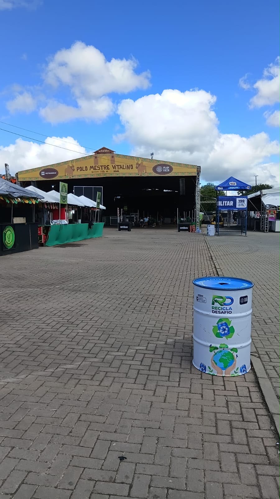 Tambor Recicla Desafio no Polo Mestre Vitalino